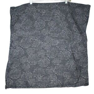West Elm 2 Organic Brushed Flannel Euro Shams Dotted Jacquard 26x26 Sustainable